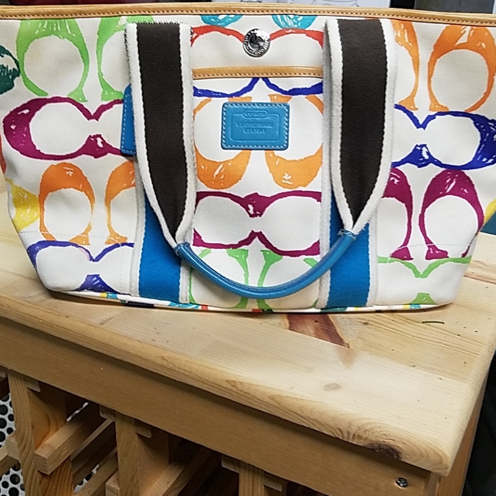 Coach mid size bag